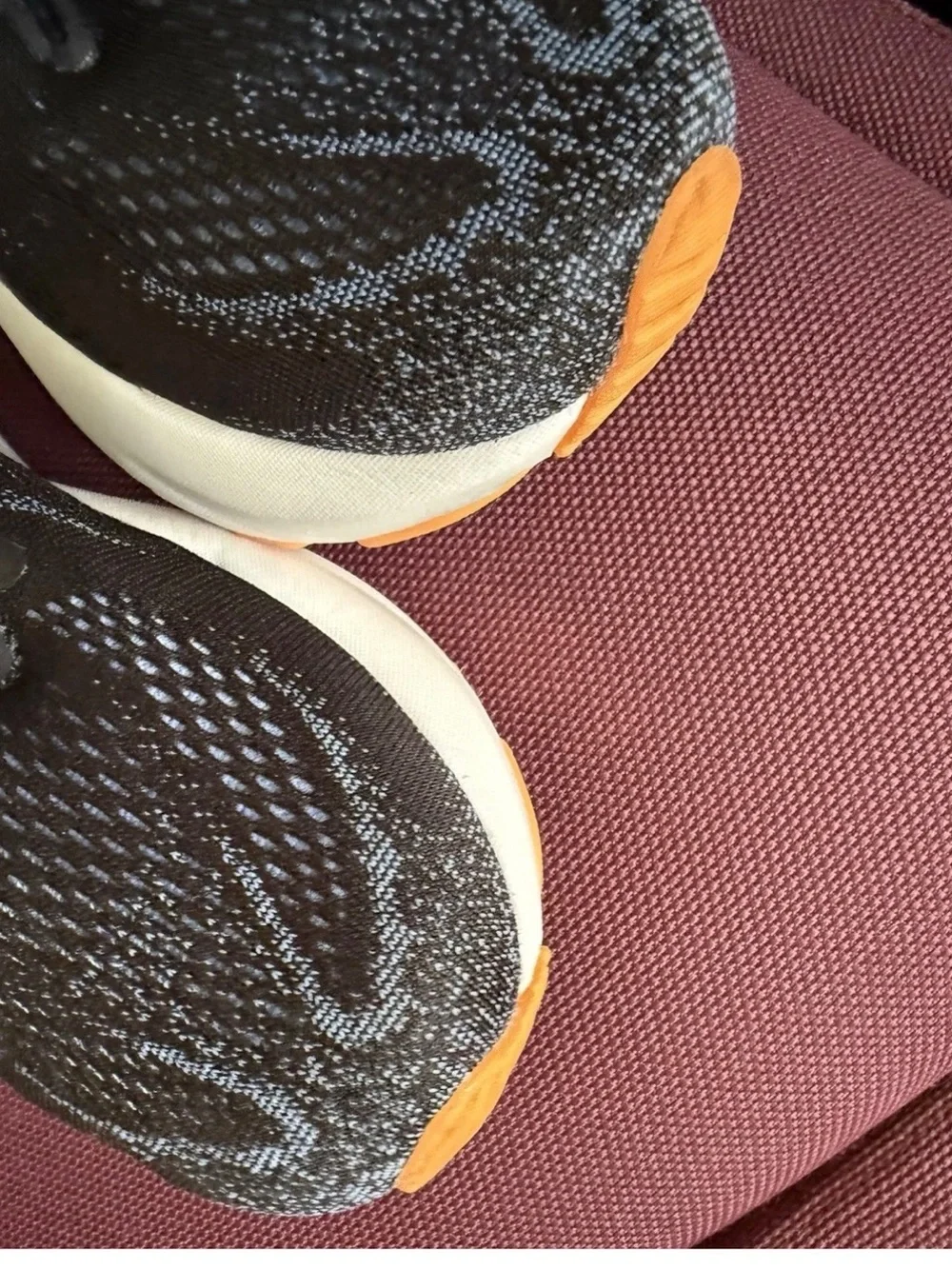 Brooks Black Running Shoes with Cream Midsole and Yellow Logo